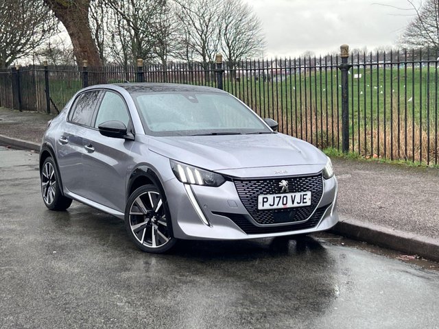 View our Peugeot 208 1.2 PureTech GT Line Hatchback 5dr Petrol Manual Euro 6 (s/s) (100 ps) CUMULUS GREY, 17 INCH ALLOYS