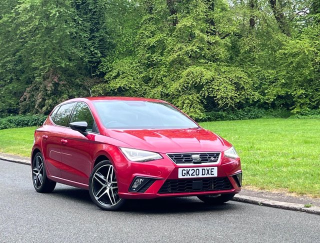 View our Seat Ibiza 1.0 TSI FR Sport Hatchback 5dr Petrol Manual Euro 6 (s/s) (110 ps) REAR SENSORS, 18 INCH ALLOYS