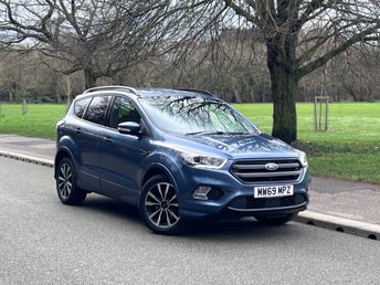 2020 FORD KUGA 2.0 TDCi EcoBlue ST-Line SUV 5dr Diesel Manual Euro 6 (s/s) (150 ps) CHROME BLUE, HALF LEATHER £12995.00