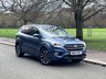USED 2020 69 FORD KUGA 2.0 TDCi EcoBlue ST-Line SUV 5dr Diesel Manual Euro 6 (s/s) (150 ps) CHROME BLUE, HALF LEATHER SAT NAV, REAR SENSORS