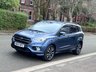 USED 2020 69 FORD KUGA 2.0 TDCi EcoBlue ST-Line SUV 5dr Diesel Manual Euro 6 (s/s) (150 ps) CHROME BLUE, HALF LEATHER SAT NAV, REAR SENSORS