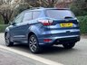 USED 2020 69 FORD KUGA 2.0 TDCi EcoBlue ST-Line SUV 5dr Diesel Manual Euro 6 (s/s) (150 ps) CHROME BLUE, HALF LEATHER SAT NAV, REAR SENSORS