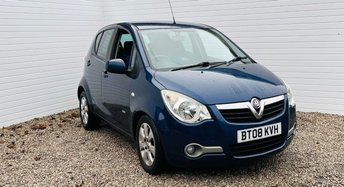 2008 VAUXHALL AGILA 1.2 16V Design MPV 5dr Petrol Manual Euro 4 (85 ps) £1495.00