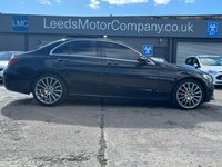USED 2018 18 MERCEDES-BENZ C CLASS 2.1 C220d AMG Line (Premium Plus) Saloon 4dr Diesel G-Tronic+ 4MATIC Euro 6 (s/s) (170 ps) AUTO + PANROOF + AWD + SAT NAV + HEATED LEATER + FSH + CRUISE