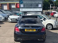 USED 2018 18 MERCEDES-BENZ C CLASS 2.1 C220d AMG Line (Premium Plus) Saloon 4dr Diesel G-Tronic+ 4MATIC Euro 6 (s/s) (170 ps) AUTO + PANROOF + AWD + SAT NAV + HEATED LEATER + FSH + CRUISE