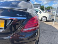 USED 2018 18 MERCEDES-BENZ C CLASS 2.1 C220d AMG Line (Premium Plus) Saloon 4dr Diesel G-Tronic+ 4MATIC Euro 6 (s/s) (170 ps) AUTO + PANROOF + AWD + SAT NAV + HEATED LEATER + FSH + CRUISE