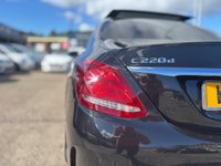 USED 2018 18 MERCEDES-BENZ C CLASS 2.1 C220d AMG Line (Premium Plus) Saloon 4dr Diesel G-Tronic+ 4MATIC Euro 6 (s/s) (170 ps) AUTO + PANROOF + AWD + SAT NAV + HEATED LEATER + FSH + CRUISE