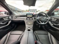 USED 2018 18 MERCEDES-BENZ C CLASS 2.1 C220d AMG Line (Premium Plus) Saloon 4dr Diesel G-Tronic+ 4MATIC Euro 6 (s/s) (170 ps) AUTO + PANROOF + AWD + SAT NAV + HEATED LEATER + FSH + CRUISE