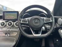 USED 2018 18 MERCEDES-BENZ C CLASS 2.1 C220d AMG Line (Premium Plus) Saloon 4dr Diesel G-Tronic+ 4MATIC Euro 6 (s/s) (170 ps) AUTO + PANROOF + AWD + SAT NAV + HEATED LEATER + FSH + CRUISE