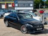 USED 2018 18 MERCEDES-BENZ C CLASS 2.1 C220d AMG Line (Premium Plus) Saloon 4dr Diesel G-Tronic+ 4MATIC Euro 6 (s/s) (170 ps) AUTO + PANROOF + AWD + SAT NAV + HEATED LEATER + FSH + CRUISE