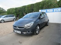 USED 2016 66 VAUXHALL CORSA 1.4i Turbo ecoFLEX Elite Hatchback 5dr Petrol Manual Euro 6 (s/s) (100 ps) CARPLAY, F & R PARK, TOP SPEC