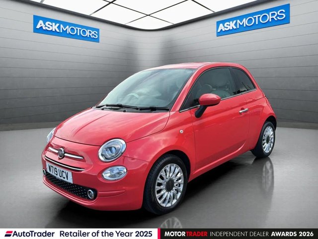 View our Fiat 500 1.2 Lounge Hatchback 3dr Petrol Manual Euro 6 (s/s) (69 bhp)