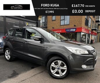 2016 FORD KUGA 2.0 TDCi Zetec SUV 5dr Diesel Manual 2WD Euro 6 (s/s) (150 ps) &pound;7995.00