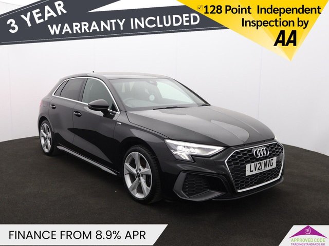 View our Audi A3 1.0 TFSI 30 S line Sportback 5dr Petrol S Tronic Euro 6 (s/s) (110 ps)