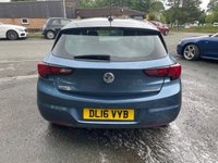 USED 2016 16 VAUXHALL ASTRA 1.4i Turbo SRi Hatchback 5dr Petrol Manual Euro 6 (150 ps) LOW MILEAGE+FULL DEALER HISTORY