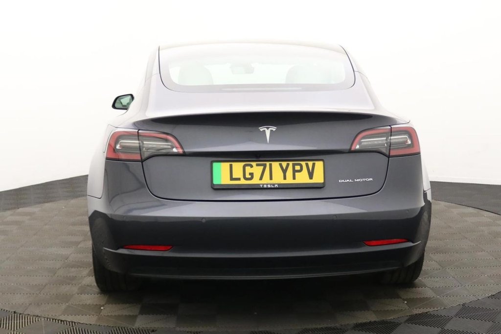 USED 2021 71 TESLA Model 3 (Dual Motor) Long Range Saloon 4dr Electric Auto 4WDE (346 ps) White Leather, 4x4, Sat Nav