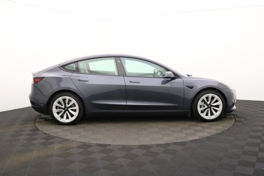 USED 2021 71 TESLA Model 3 (Dual Motor) Long Range Saloon 4dr Electric Auto 4WDE (346 ps) White Leather, 4x4, Sat Nav