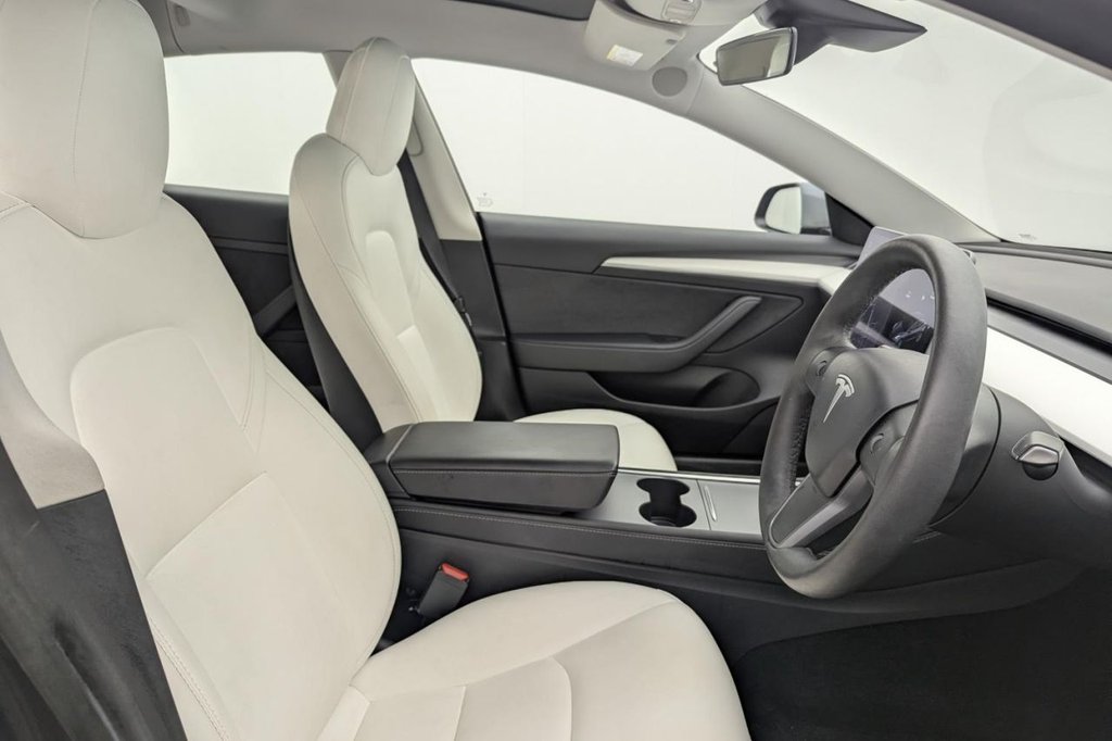 USED 2021 71 TESLA Model 3 (Dual Motor) Long Range Saloon 4dr Electric Auto 4WDE (346 ps) White Leather, 4x4, Sat Nav