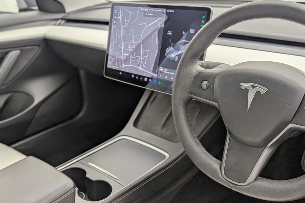 USED 2021 71 TESLA Model 3 (Dual Motor) Long Range Saloon 4dr Electric Auto 4WDE (346 ps) White Leather, 4x4, Sat Nav