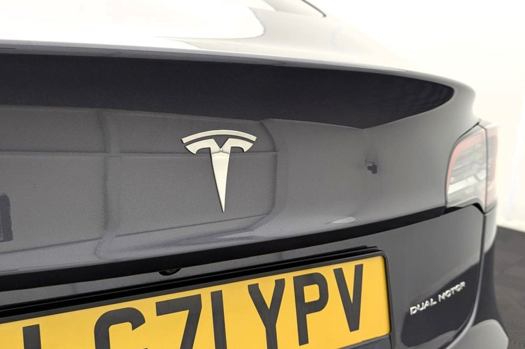 USED 2021 71 TESLA Model 3 (Dual Motor) Long Range Saloon 4dr Electric Auto 4WDE (346 ps) White Leather, 4x4, Sat Nav