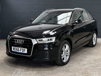 USED 2016 66 AUDI Q3 2.0 TDI S line SUV 5dr Diesel Manual Euro 6 (s/s) (Nav) (150 ps) SAT NAV - BLUETOOTH - CLIMATE