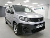 USED 2023 72 PEUGEOT PARTNER 1.5 BLUEHDI 100 BHP 1000 PROFESSIONAL PREMIUM PLUS+ 2023 YEAR | 1 OWNER | AIR CON | 3 SEATS