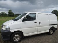 USED 2007 57 TOYOTA HI-ACE 2.5 280 D-4D Panel Van 4dr Diesel Manual RWD L1 H1 (221 g/km, 95 bhp) Great work van, One Owner