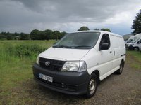 USED 2007 57 TOYOTA HI-ACE 2.5 280 D-4D Panel Van 4dr Diesel Manual RWD L1 H1 (221 g/km, 95 bhp) Great work van, One Owner