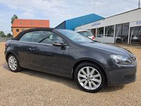 USED 2013 63 VOLKSWAGEN GOLF 1.6 TDI BlueMotion Tech SE Cabriolet 2dr Diesel Manual Euro 5 (s/s) (105 ps) DAB+CRUISE+PARKASSIST+CLIMATE+BLUETOOTH+DAB