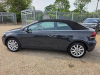 USED 2013 63 VOLKSWAGEN GOLF 1.6 TDI BlueMotion Tech SE Cabriolet 2dr Diesel Manual Euro 5 (s/s) (105 ps) DAB+CRUISE+PARKASSIST+CLIMATE+BLUETOOTH+DAB