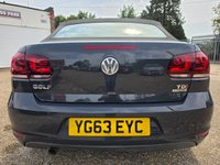 USED 2013 63 VOLKSWAGEN GOLF 1.6 TDI BlueMotion Tech SE Cabriolet 2dr Diesel Manual Euro 5 (s/s) (105 ps) DAB+CRUISE+PARKASSIST+CLIMATE+BLUETOOTH+DAB