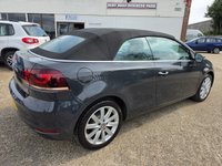 USED 2013 63 VOLKSWAGEN GOLF 1.6 TDI BlueMotion Tech SE Cabriolet 2dr Diesel Manual Euro 5 (s/s) (105 ps) DAB+CRUISE+PARKASSIST+CLIMATE+BLUETOOTH+DAB