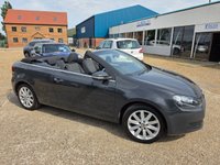 USED 2013 63 VOLKSWAGEN GOLF 1.6 TDI BlueMotion Tech SE Cabriolet 2dr Diesel Manual Euro 5 (s/s) (105 ps) DAB+CRUISE+PARKASSIST+CLIMATE+BLUETOOTH+DAB
