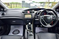 USED 2015 64 HONDA CIVIC 1.6 i-DTEC SR Hatchback 5dr Diesel Manual Euro 5 (s/s) (120 ps) SUPERB EXAMPLE + 2 OWNERS + LOWER INSURANCE GROUP!