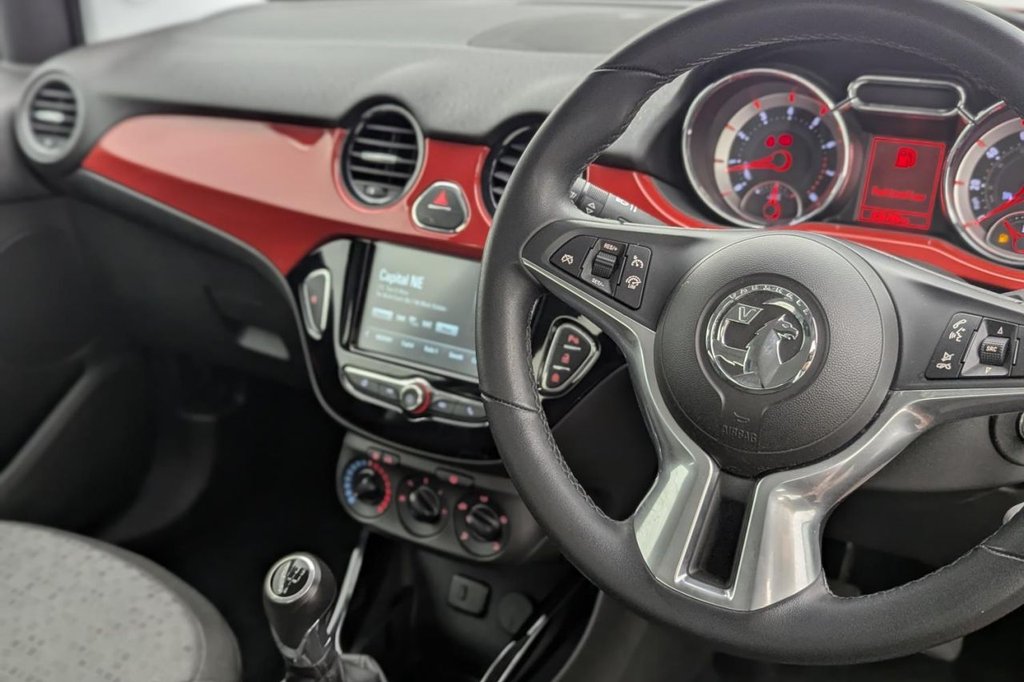 USED 2017 66 VAUXHALL ADAM 1.2i JAM Hatchback 3dr Petrol Manual Euro 6 (70 ps) Bluetooth, Cruise, 16" Alloys