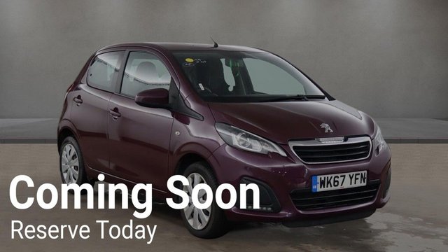View our Peugeot 108 1.0 Active Hatchback 5dr Petrol Manual Euro 6 (68 ps)
