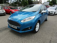 USED 2016 66 FORD FIESTA 1.0T EcoBoost Zetec Blue Edition Hatchback 5dr Petrol Manual Euro 6 (s/s) (100 ps) STUNNING CONDITION,,,ONLY 25000 MILES,,,,SERVICE HISTORY,,,JUST &pound;20 ROAD TAX,,,,SAT NAV,,,REAR PARKING SENSORS AND MUCH MORE,,,,LOW INSURANCE,,,,PARTS AND LABOUR WARRANTY INCLUDED.