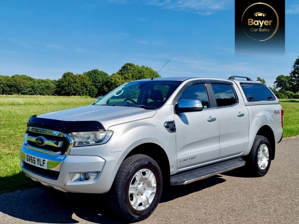 USED 2016 65 FORD RANGER 2.2 TDCi Limited 1 Pickup Double Cab 4dr Diesel Manual 4WD Euro 5 (s/s) (Eco Axle) (160 ps) FINANCE AVAILABLE