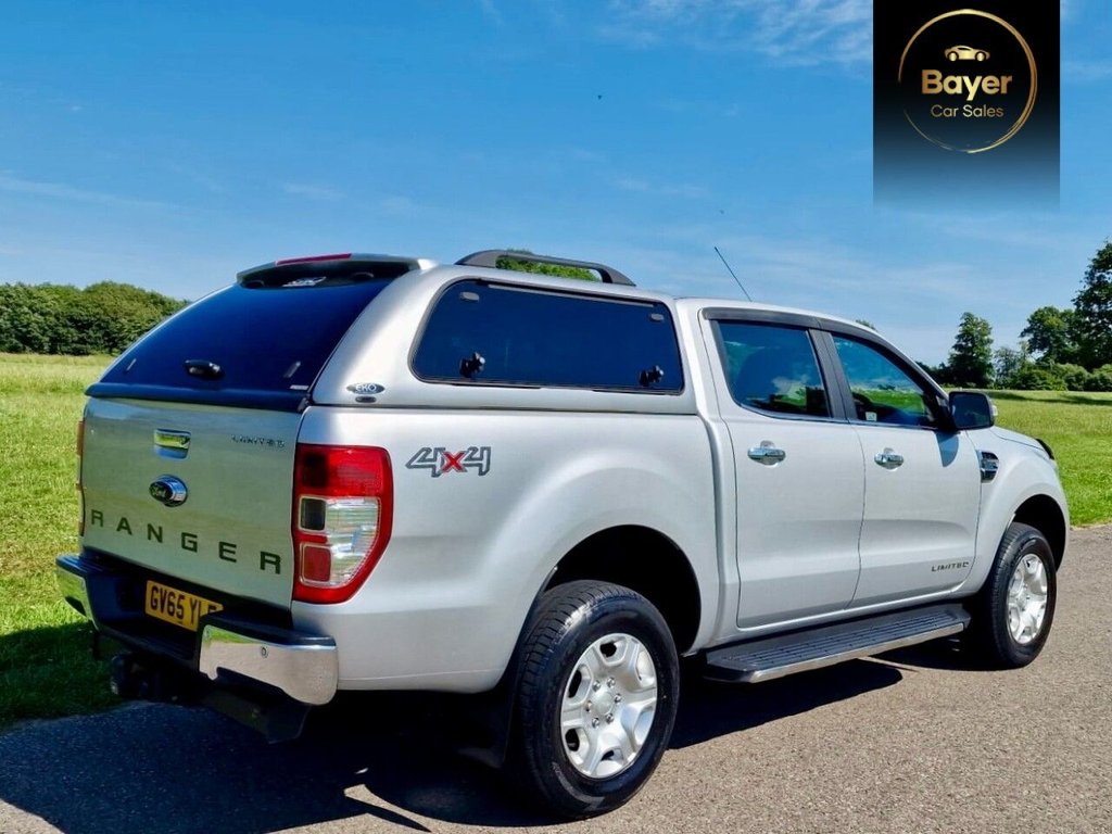 USED 2016 65 FORD RANGER 2.2 TDCi Limited 1 Pickup Double Cab 4dr Diesel Manual 4WD Euro 5 (s/s) (Eco Axle) (160 ps) FINANCE AVAILABLE