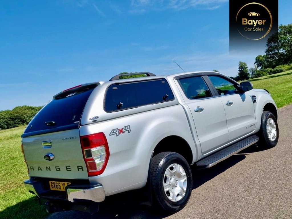 USED 2016 65 FORD RANGER 2.2 TDCi Limited 1 Pickup Double Cab 4dr Diesel Manual 4WD Euro 5 (s/s) (Eco Axle) (160 ps) FINANCE AVAILABLE