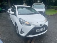 USED 2017 67 TOYOTA YARIS 1.5 VVT-i Icon Tech Hatchback 5dr Petrol Manual Euro 6 (111 ps) ONLY 2 FORMER KEEPER+NEW MOT