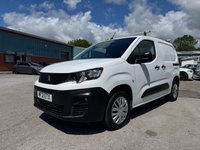 USED 2021 21 PEUGEOT PARTNER 1.5 BlueHDi 1000 Professional Standard Panel Van 5dr Diesel Manual SWB Euro 6 (100 bhp) 2021 (21 Reg) One owner, Very Low Millage