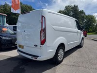USED 2022 72 FORD TRANSIT CUSTOM 2.0 300 EcoBlue Limited Panel Van 5dr Diesel Manual L1 H1 Euro 6 (s/s) (130 ps) 2022 (72 Reg) Transit Custom Limited SWB Full Service History