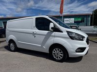 USED 2022 72 FORD TRANSIT CUSTOM 2.0 300 EcoBlue Limited Panel Van 5dr Diesel Manual L1 H1 Euro 6 (s/s) (130 ps) 2022 (72 Reg) Transit Custom Limited SWB Full Service History