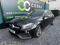USED 2017 17 MERCEDES-BENZ A-CLASS 1.5 A180d AMG Line Hatchback 5dr Diesel Manual Euro 6 (s/s) (109 ps) *** SERVICE HISTORY INC TBELT - SATNAV - REVERSE CAMERA ***