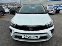 USED 2021 21 VAUXHALL CROSSLAND 1.2 Turbo SRi Nav SUV 5dr Petrol Manual Euro 6 (s/s) (130 ps) 2 OWNERS FROM NEW* 4 STAMP SERVICE HISTORY* PARKING SENSORS* SAT NAV* CRUISE CONTROL* LANE / SPEED ASSIST* AUTO START / STOP* TRACTION CONTROL* 6 SPEED* DUAL CLIMATE CONTROL WITH AIR CON* BLUETOOTH PHONE AND AUDIO* DAB*