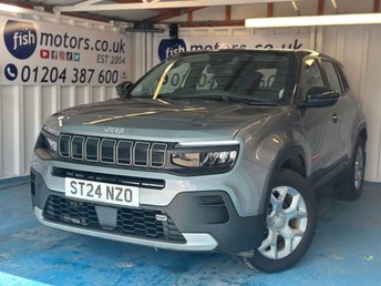 2024 JEEP Avenger 54kWh Altitude SUV 5dr Electric Auto (156 ps)+2 KEYS+1 FORMER KEEPER+CLIMATE+HALF LEATHER SEATS+PARK CONTROL+DAB+ALLOYS+BLUETOOTH+MEDIA+APPS+CRUISE+HPI CLEAR+VOSA MOT HISTORY,+SH+FULL DEALER FACILITIES+GOOD MPG+ &pound;15490.00