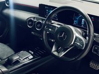 USED 2018 68 MERCEDES-BENZ A-CLASS 1.5 A180d AMG Line Hatchback 5dr Diesel 7G-DCT Euro 6 (s/s) (116 ps) Gloss Black Styling Pack | A45 Style Spoiler | Privacy Glass | Gloss Black AMG Wheels | ULEZ OK