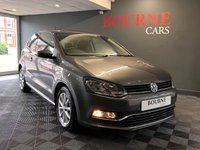USED 2016 16 VOLKSWAGEN POLO 1.2 TSI BlueMotion Tech Match Hatchback 3dr Petrol Manual Euro 6 (s/s) (90 ps) &pound;20 ROAD TAX - SERVICE RECORDS - SAT NAV - APPLE CARPLAY-ANDROID AUTO - PARKING SENSORS - DAB RADIO
