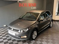 USED 2016 16 VOLKSWAGEN POLO 1.2 TSI BlueMotion Tech Match Hatchback 3dr Petrol Manual Euro 6 (s/s) (90 ps) &pound;20 ROAD TAX - SERVICE RECORDS - SAT NAV - APPLE CARPLAY-ANDROID AUTO - PARKING SENSORS - DAB RADIO